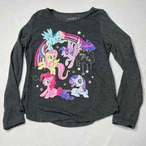 Girls size 6 my little pony long sleeve top. Brave girls club on front.
